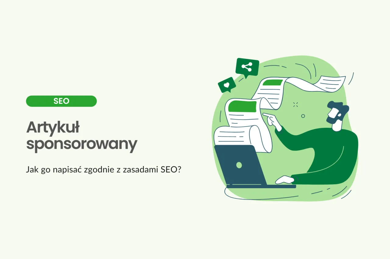 Ilustracja do wpisu na blogu o tworzeniu artykułów sponsorowanych zgodnych z zasadami SEO.