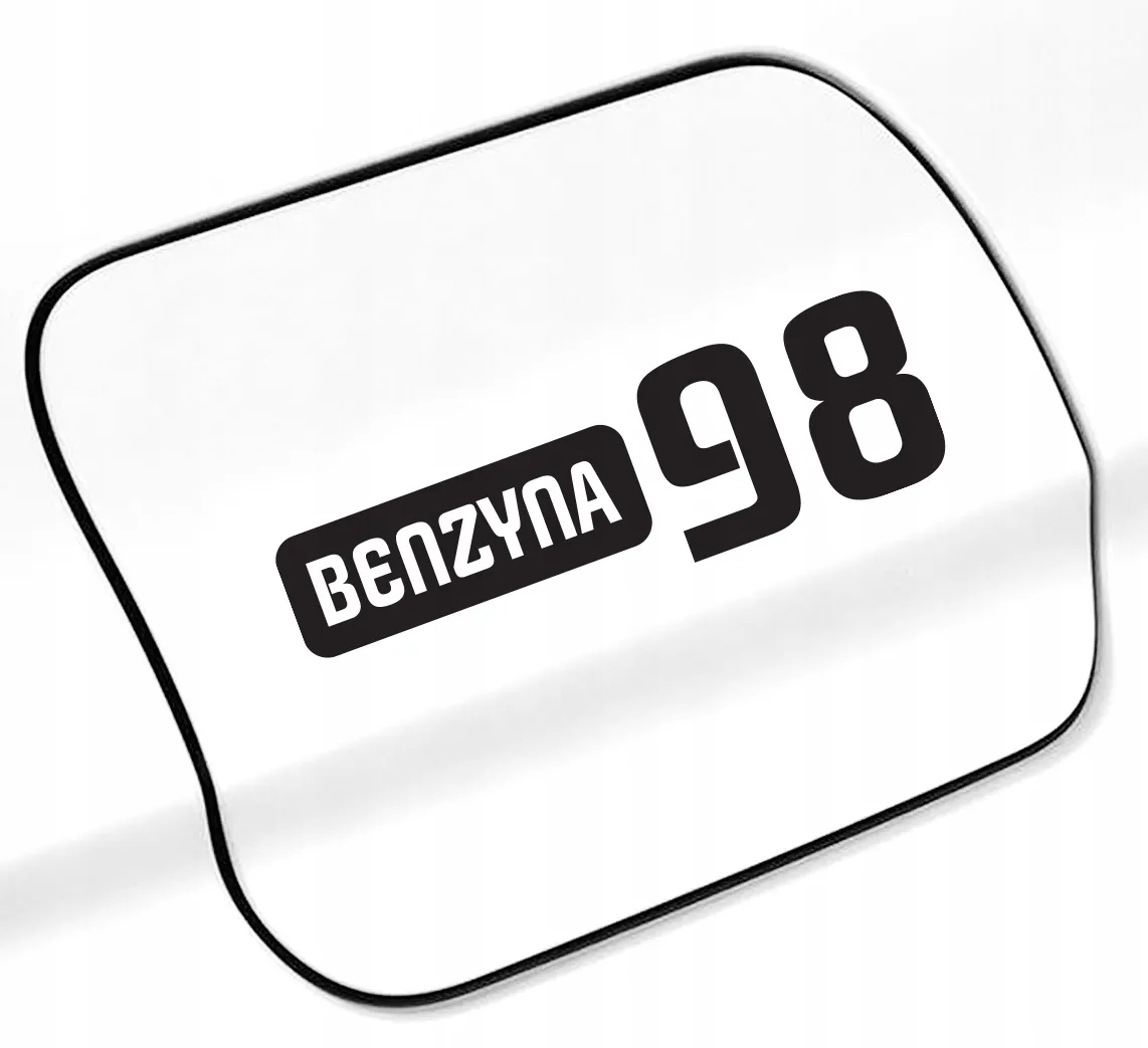naklejka klapka wlewu paliwa rodzaj paliwa