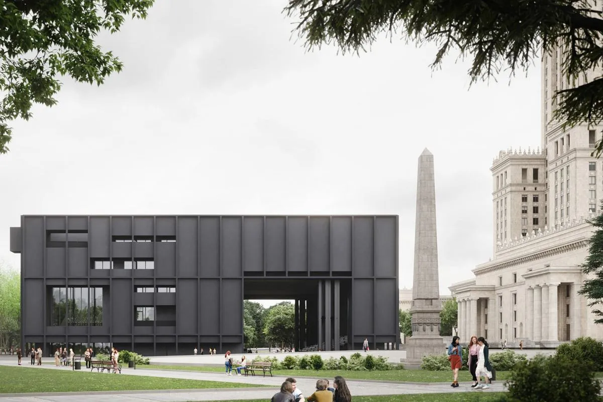 Wizualizacja Nowe Centrum Warszawy Plac Defilad MSN TR Warszawa