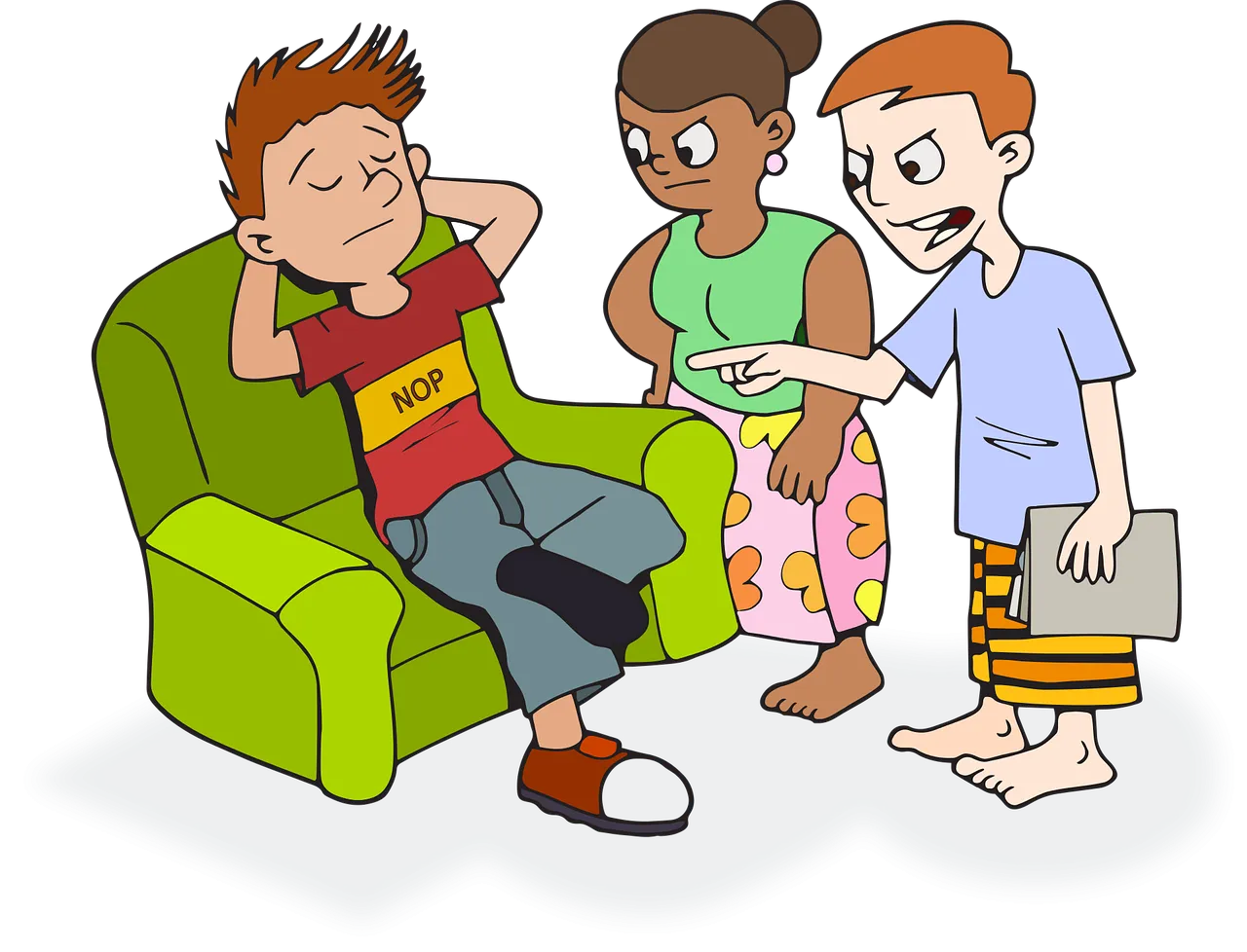 Dziecko testujące granice rodzic