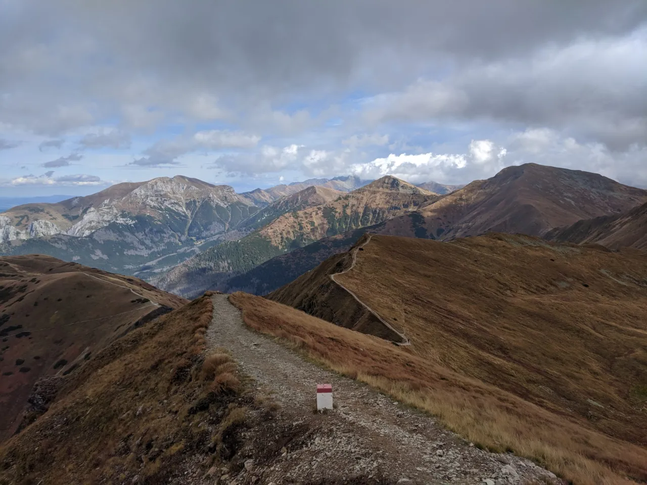 Czerwone Wierchy Starorobociański Wierch ekspozycja
