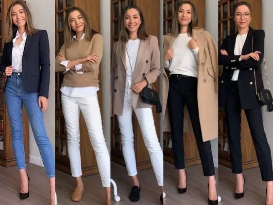 Smart casual stylizacje damskie hotelowa restauracja