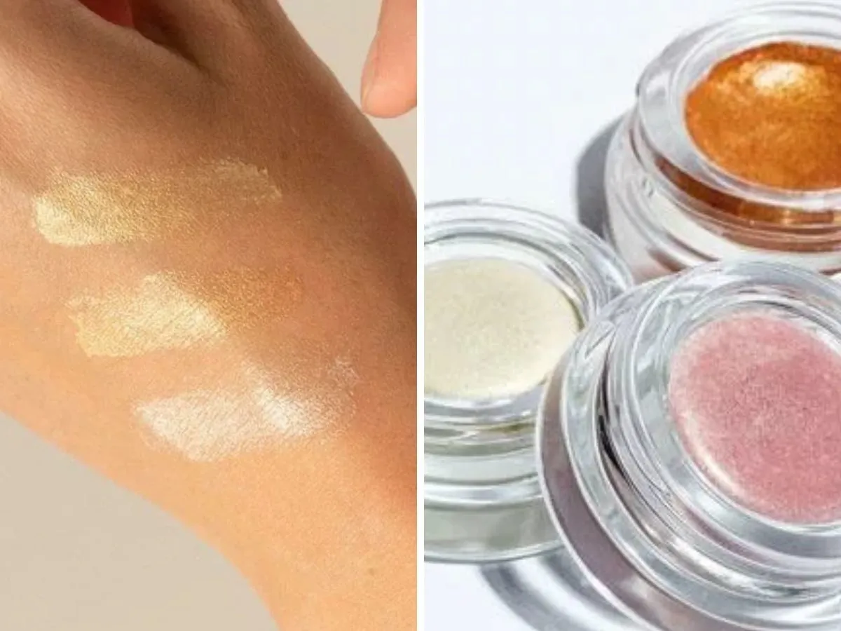 Porównanie odcieni Miya myBEAUTYilluminator Moonlight Gold Rose Diamond