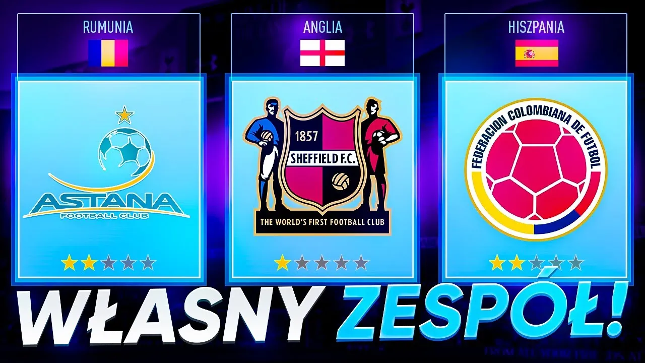 kreatywne nazwy klub&oacute;w fifa grafika