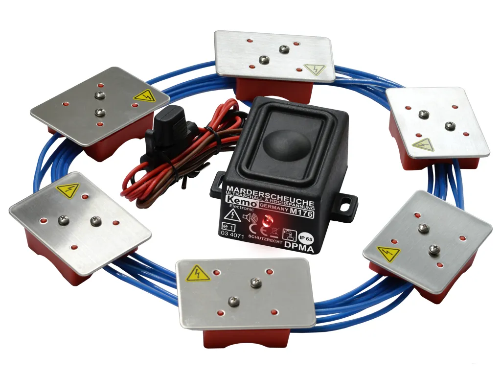 odstraszacz kun ultradźwiękowy i elektryczny