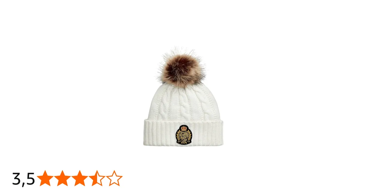 Weiße Ralph Lauren Mütze Streetstyle