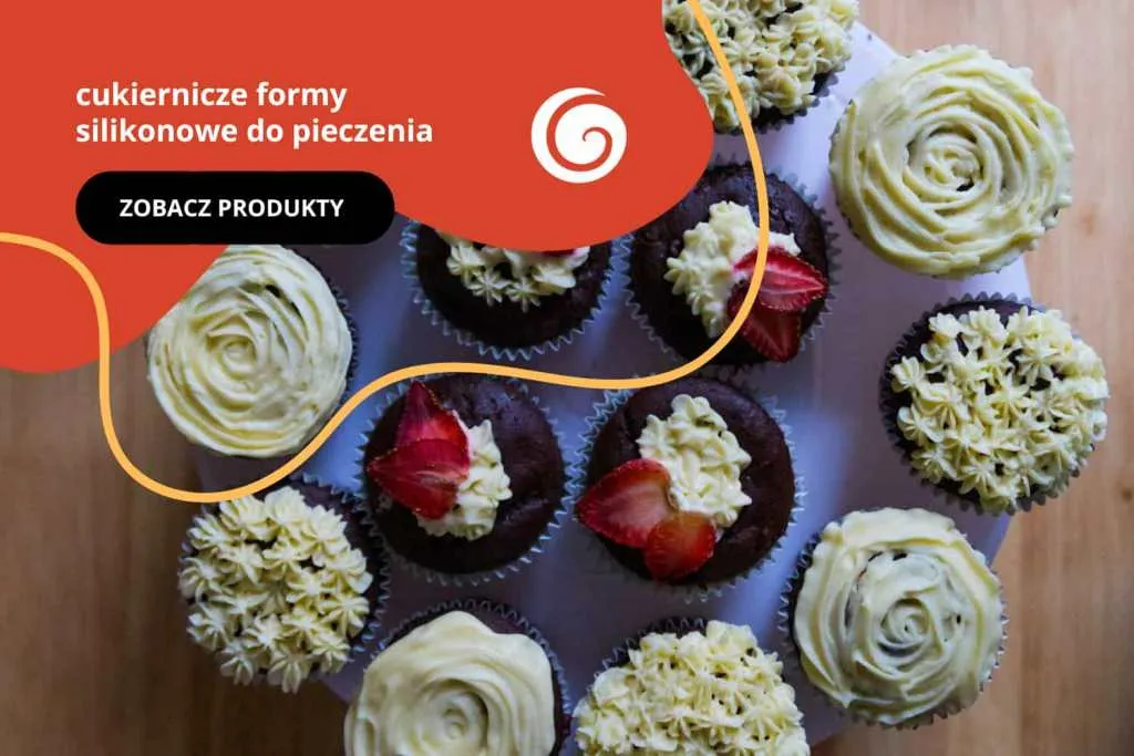 foremki silikonowe na blasze z ciastem