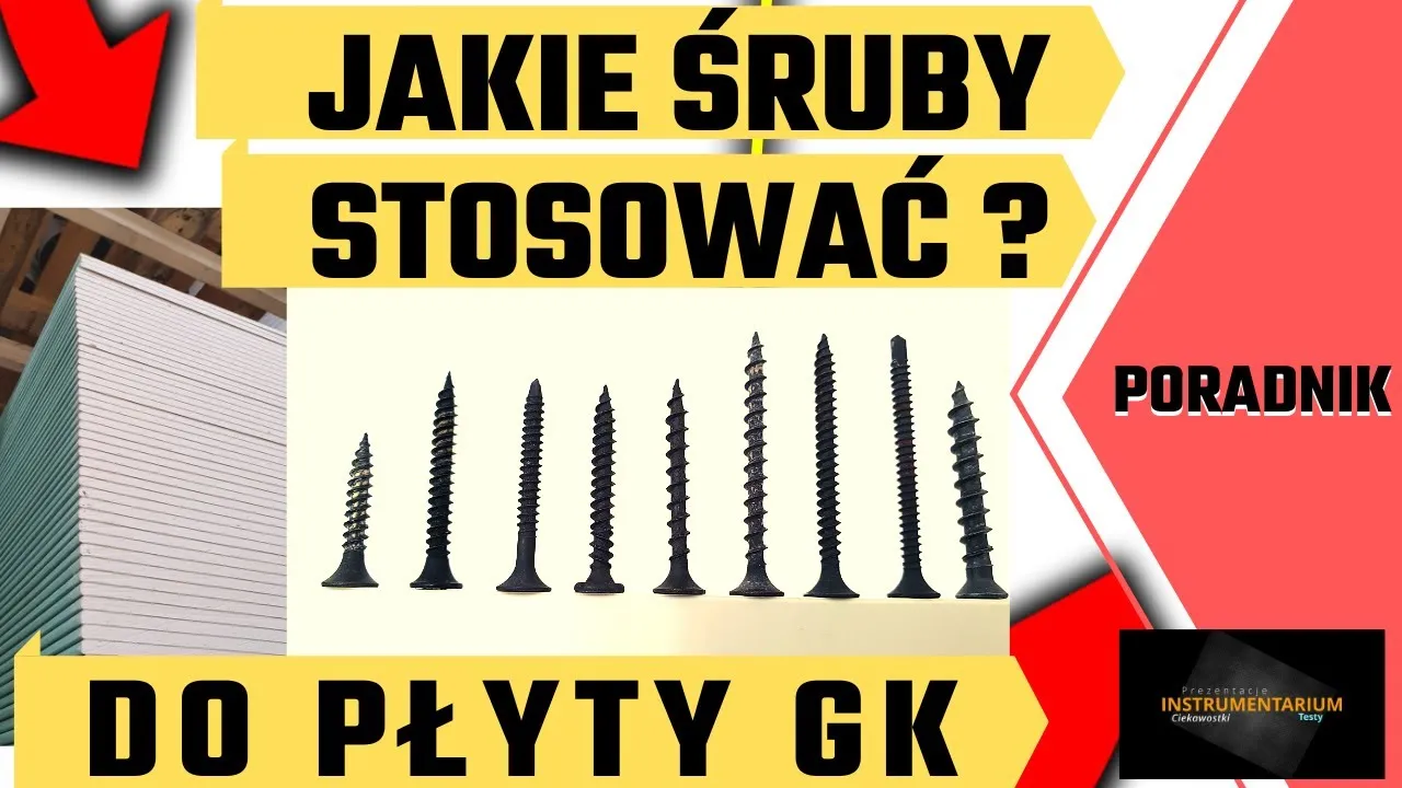 Zdjęcie Jakie wkręty do płyt GK wybrać, aby uniknąć problemów z montażem