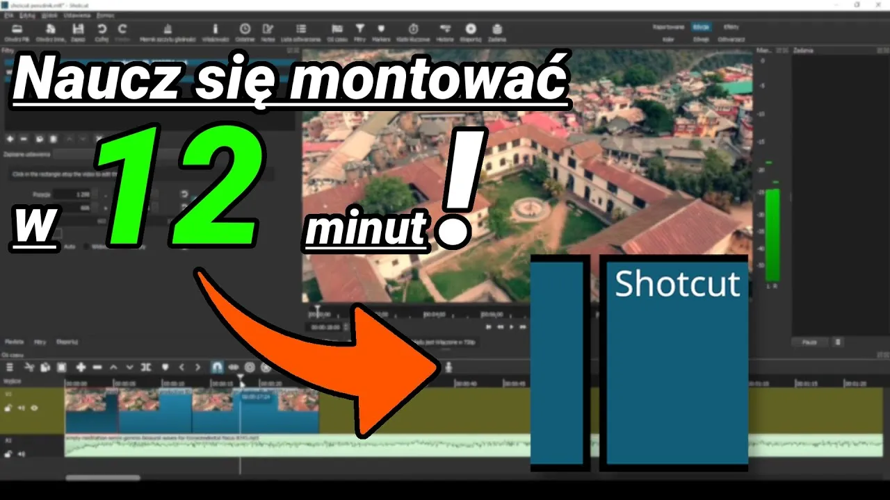 Zdjęcie Jak montować filmy w Shotcut – proste triki dla początkujących
