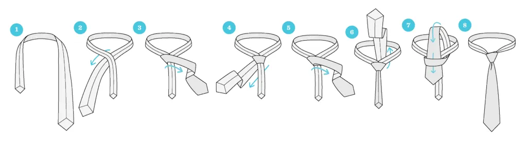 Zdjęcie Jak wiązać krawat windsor - klasyczna instrukcja w 10 prostych krokach