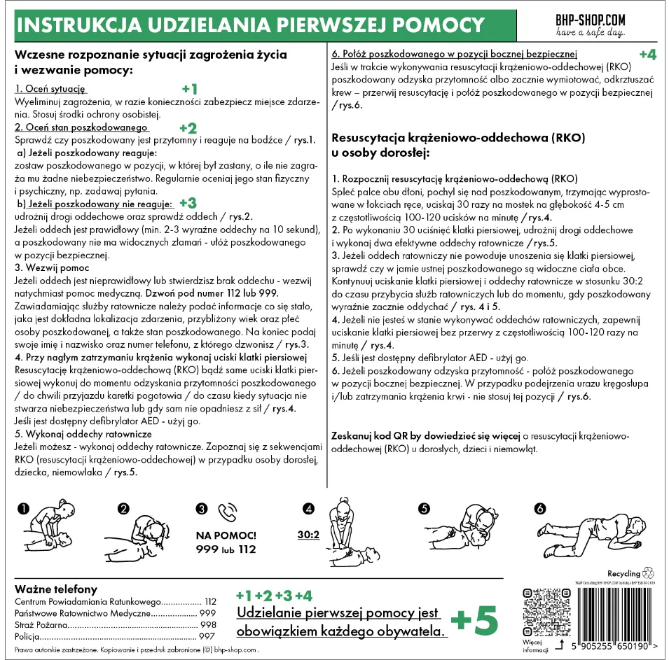 Zdjęcie Pierwsza pomoc ile ucisków: Kluczowe informacje o RKO dla każdego