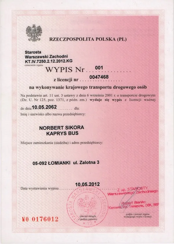 Zdjęcie Wypis z licencji nie jest przypisany do samochodu – co powinieneś wiedzieć?