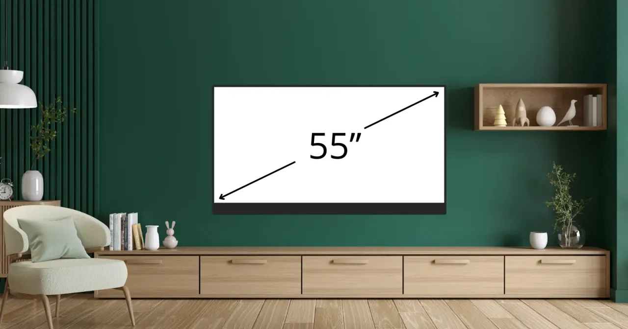 Zdjęcie Jakie wymiary ma telewizor 55 cali? Odkryj, jak wybrać idealny model