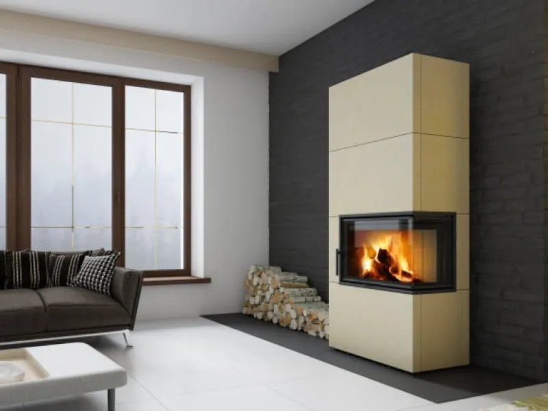 Zdjęcie Kominek piec kaflowy: efektywne ogrzewanie i stylowy design