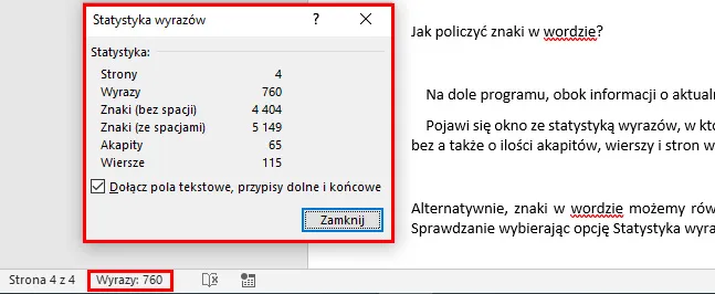 Zdjęcie Jak policzyć znaki w Wordzie? Proste sposoby na dokładne wyniki