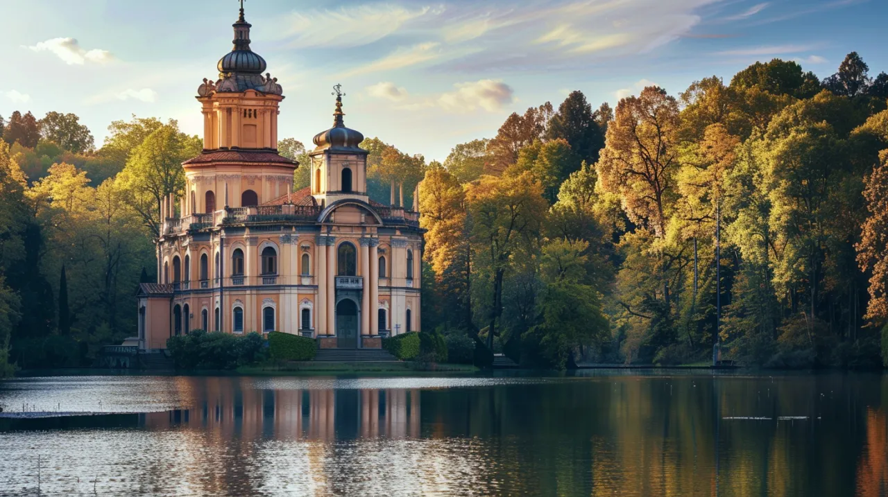 Zdjęcie Kościół w Mikołajkach: Urocza świątynia nad jeziorem