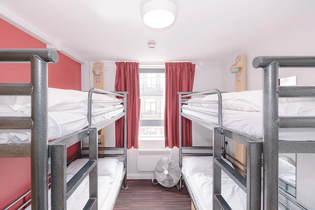różne tanie noclegi Londyn, hostel, budżetowy hotel, pokój Airbnb