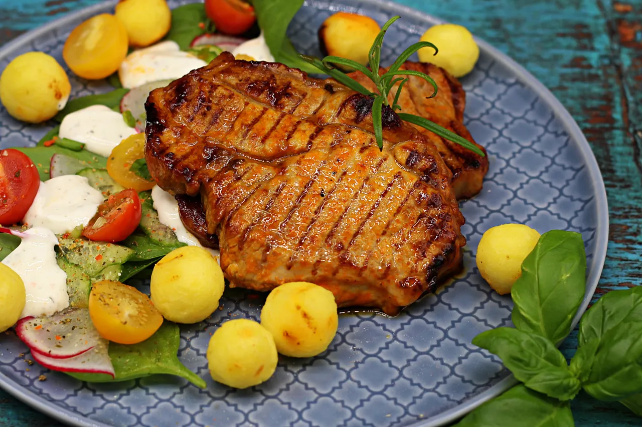 grillowana kark&oacute;wka plastry