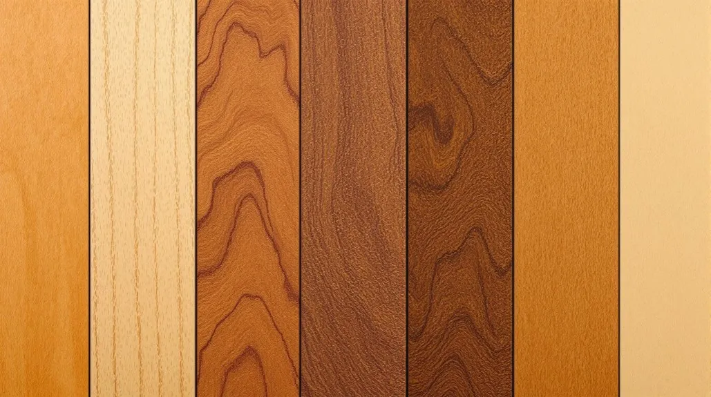 różne gatunki drewna na zewnątrz