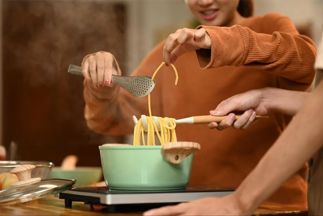 gotowanie spaghetti al dente