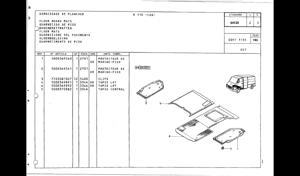 sch&eacute;ma compartiment moteur zones isolation phonique