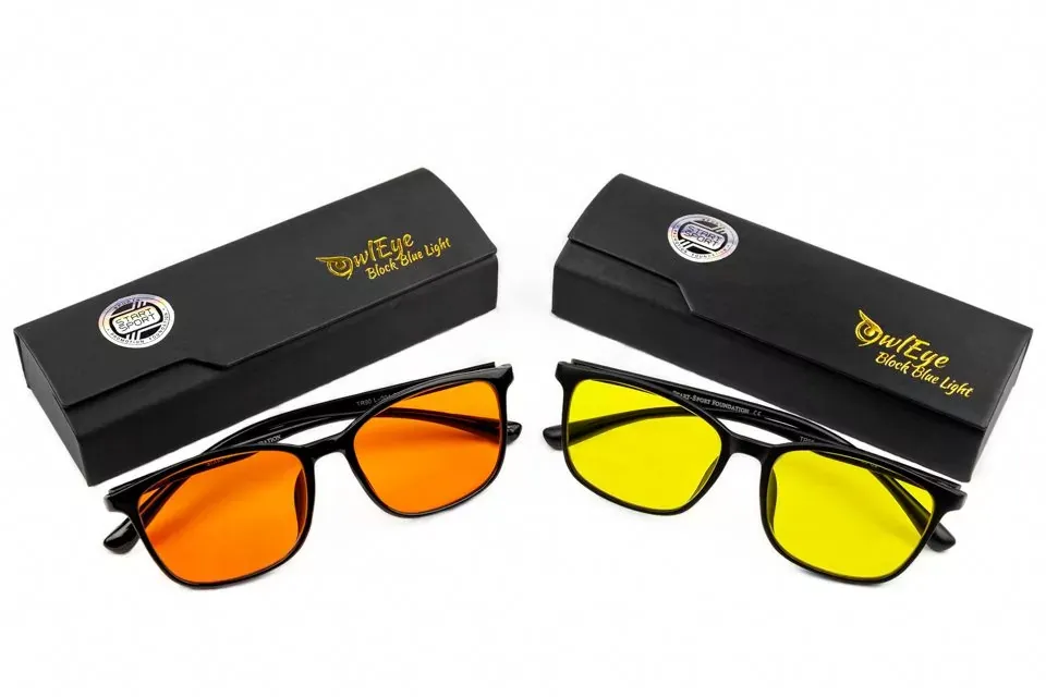 Okulary z filtrem światła niebieskiego