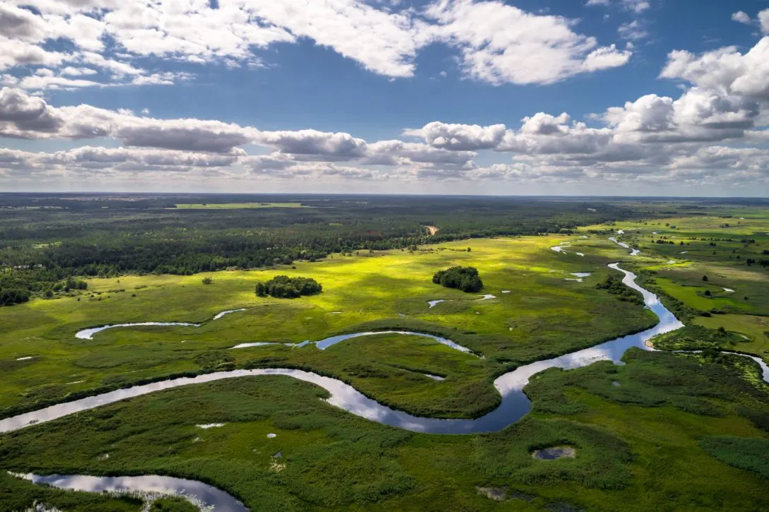 krajobraz Podlasie rzeka natura