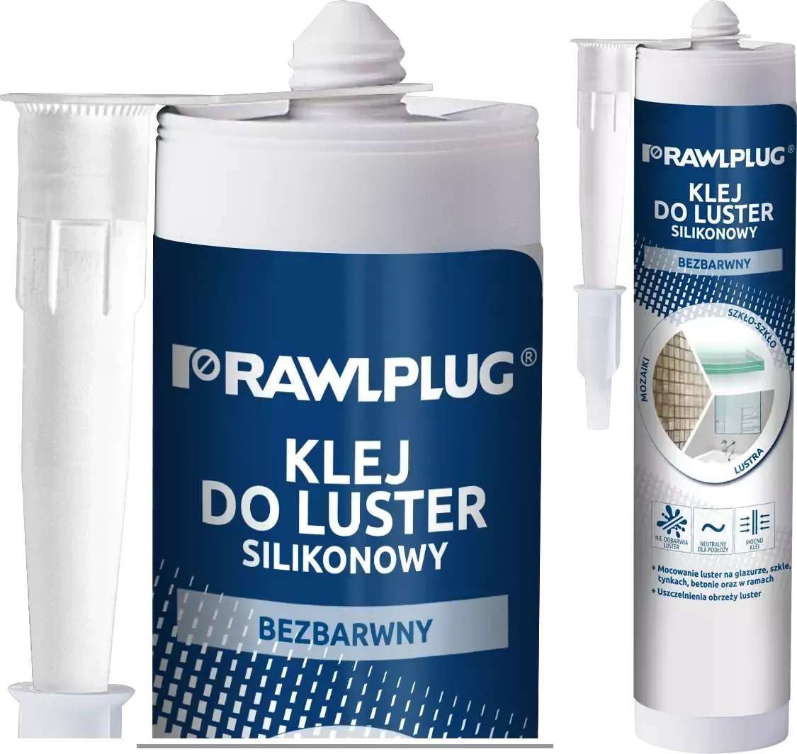 Rodzaje klejów do luster i ich opakowania