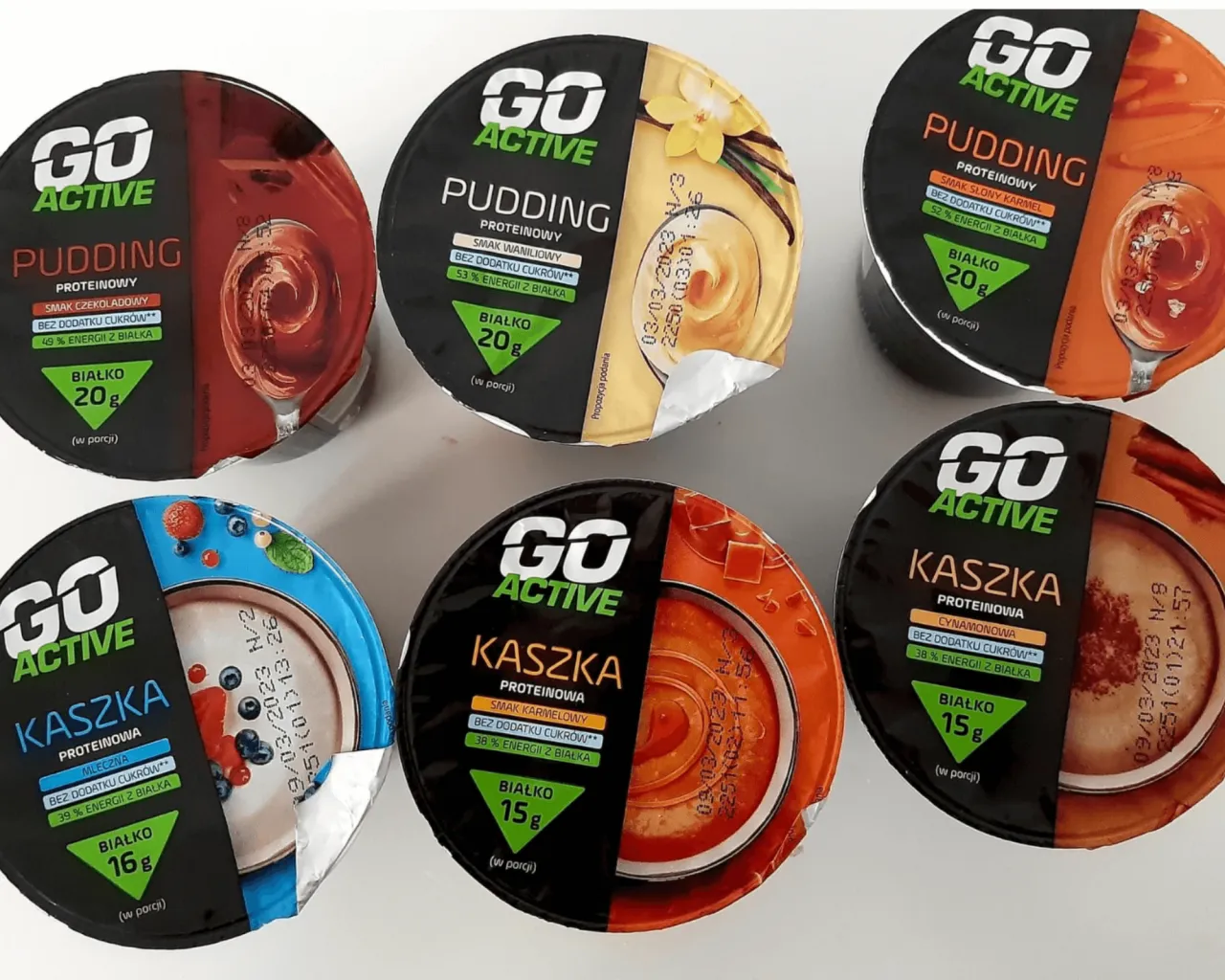 produkty białkowe Go Active Biedronka