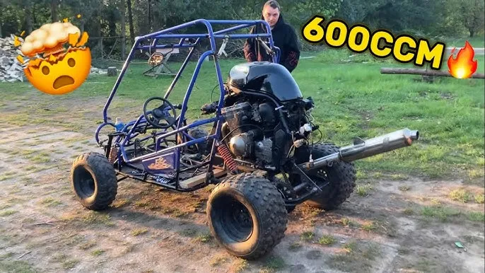 Buggy z silnikiem motocyklowym