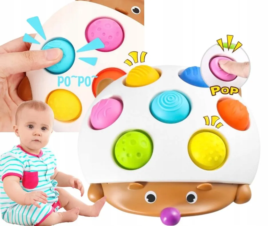Zabawki sensoryczne dla rocznego dziecka różne typy