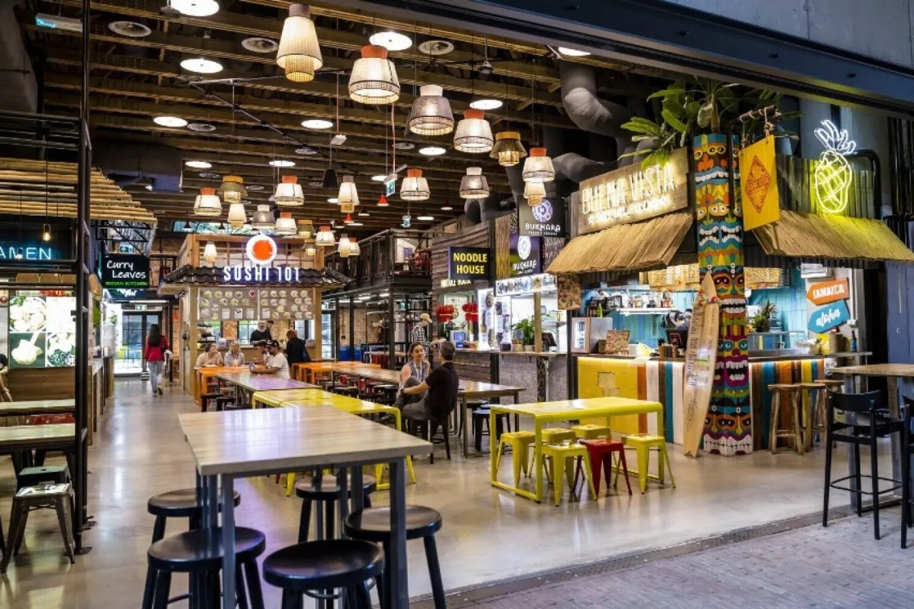 Hale Gwardii, Fabryka Norblina, street food Warszawa, restauracje dzielnice Warszawa