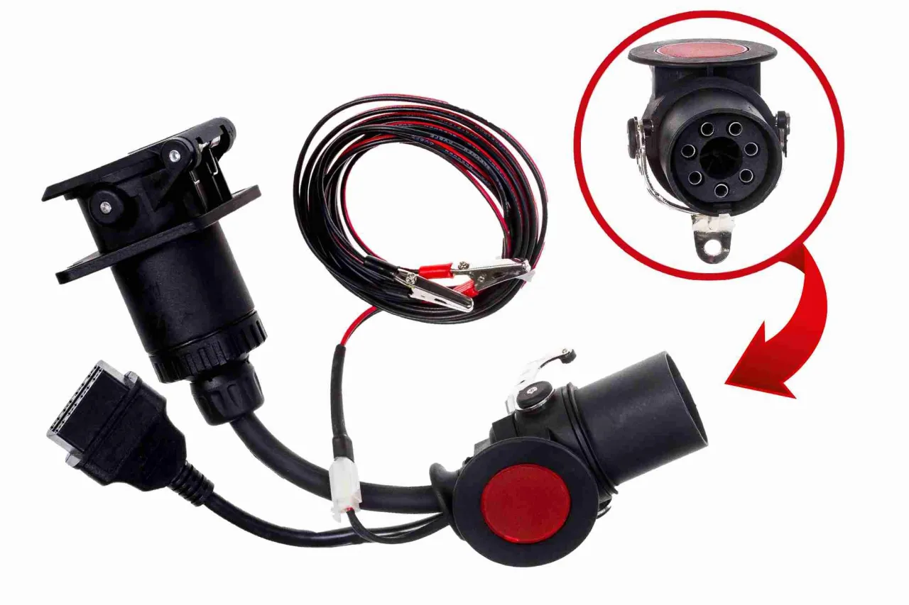 złącze elektryczne ISO 7638 ABS EBS naczepa