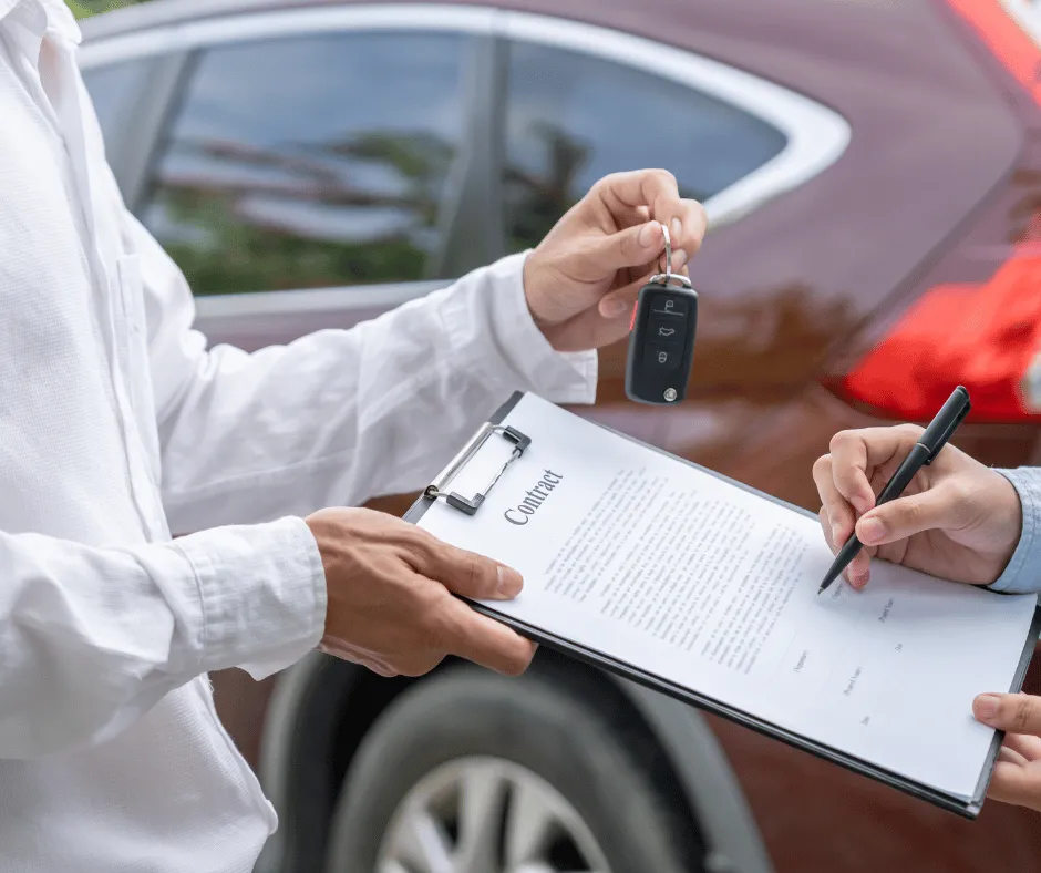 nowy samochód wynajem długoterminowy kluczyki umowa
