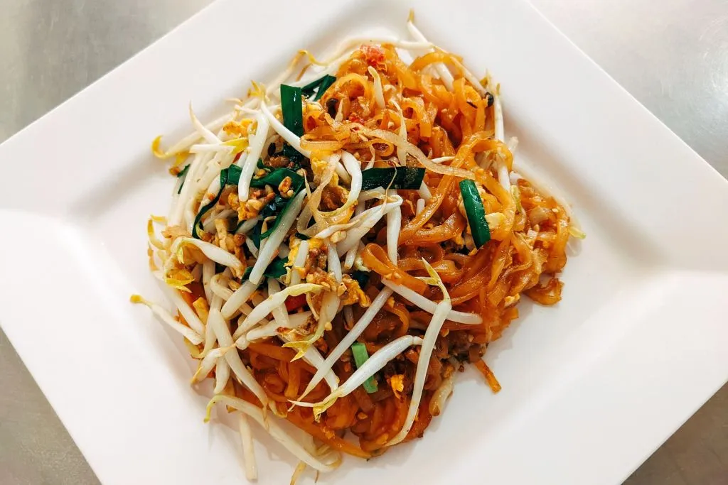 różne warzywa do pad thai