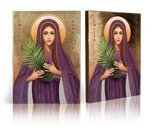 Święta Kornelia ikonografia palma męczeństwa