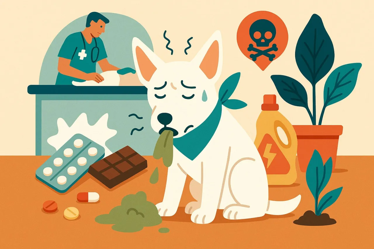 Hund Vergiftung Tierarzt Notfall