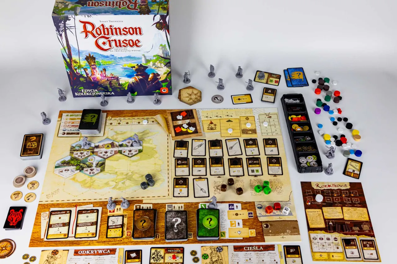 Robinson Crusoe dodatki planszówka