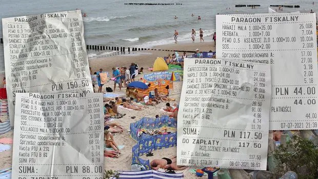 ukryte koszty wakacji nad morzem grafika