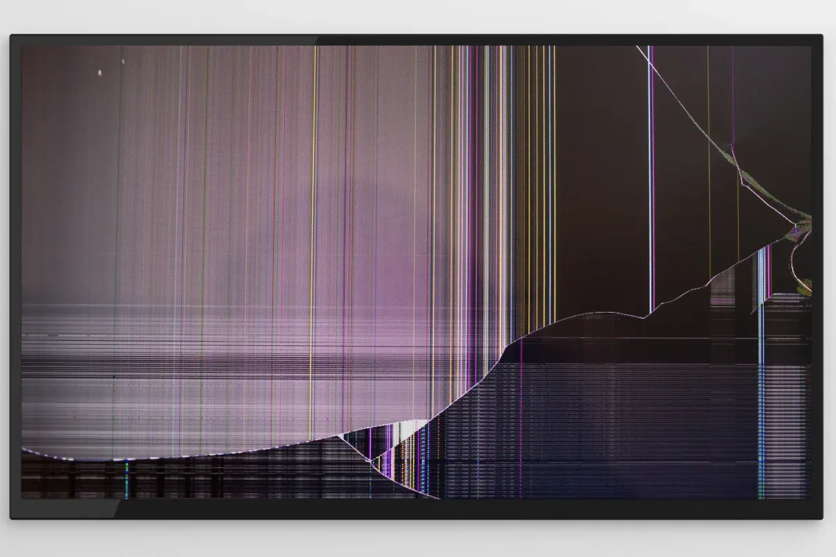 uszkodzona matryca telewizor objawy