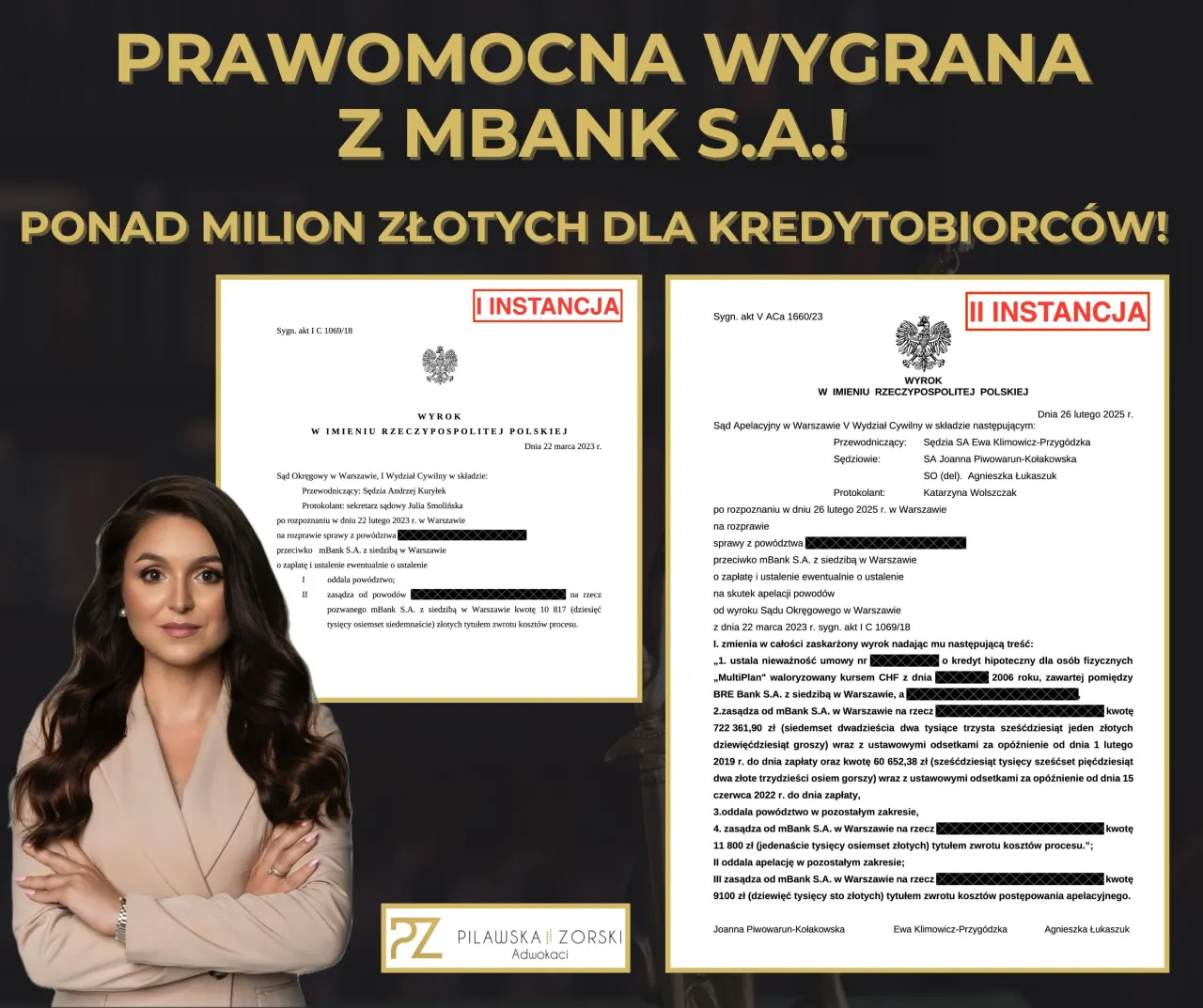 Wygrana w sądzie frankowicze