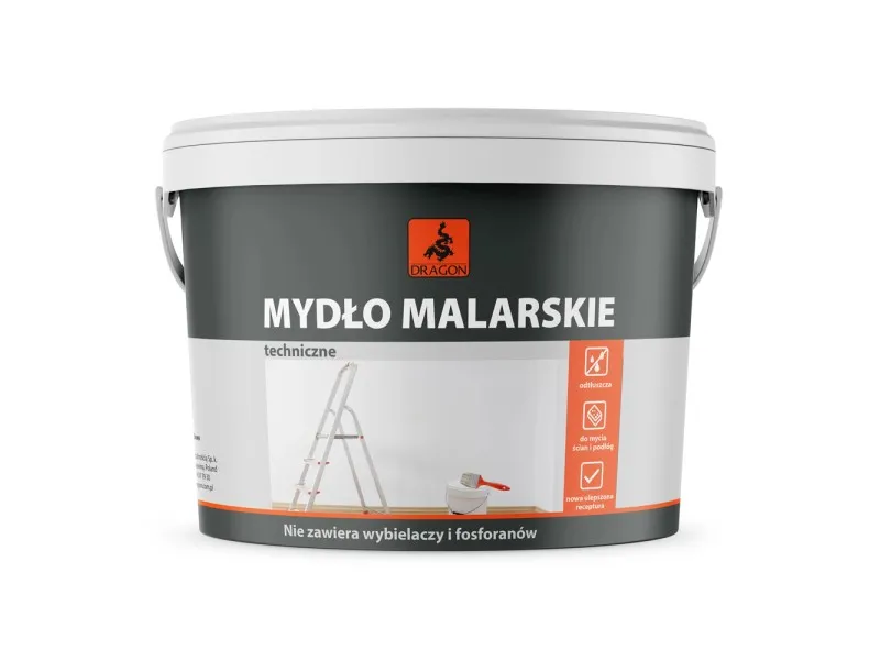 Mydło malarskie i akcesoria do mycia ścian