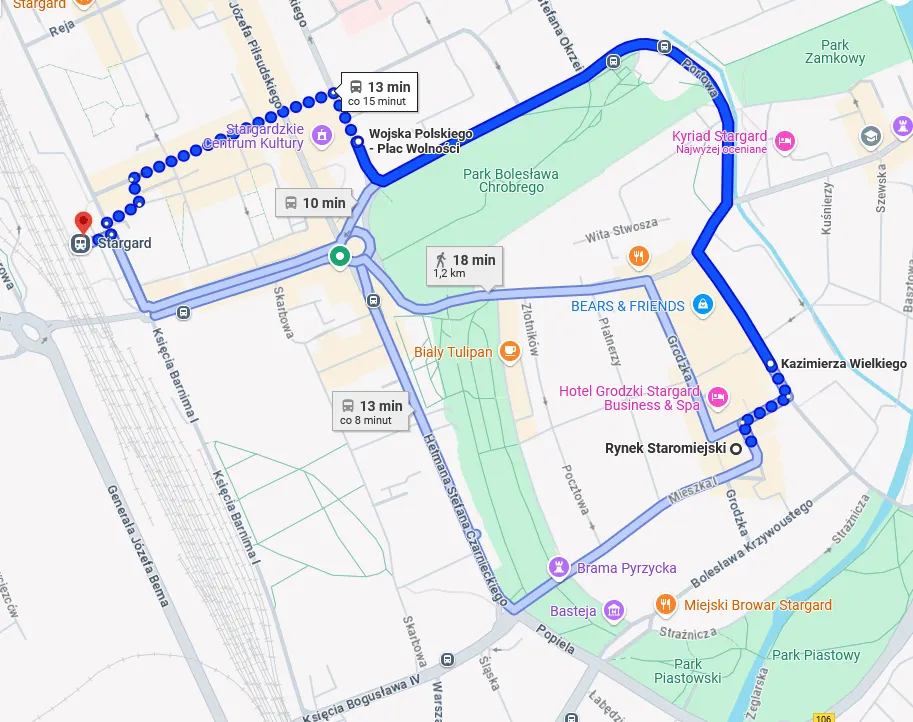 Centrum Przesiadkowe Włocławek mapa lokalizacja