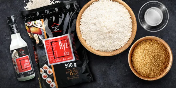 r&oacute;żne rodzaje ryżu do sushi
