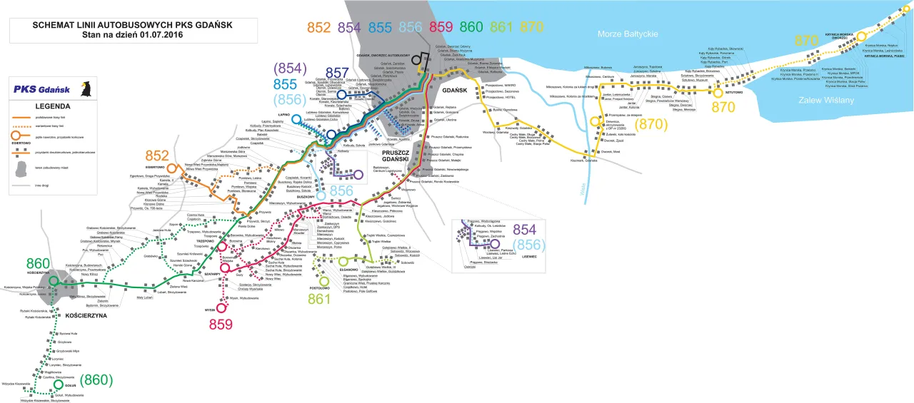 Dworzec PKS Gdańsk mapa okolicy