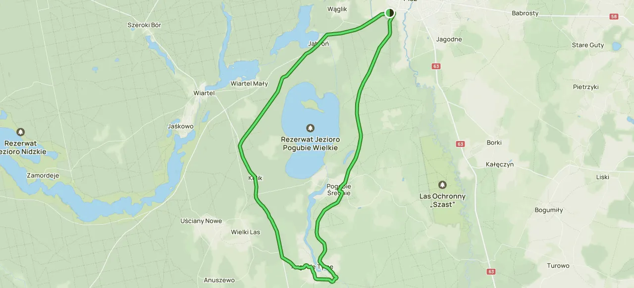 Puszcza Piska szlaki rowerowe