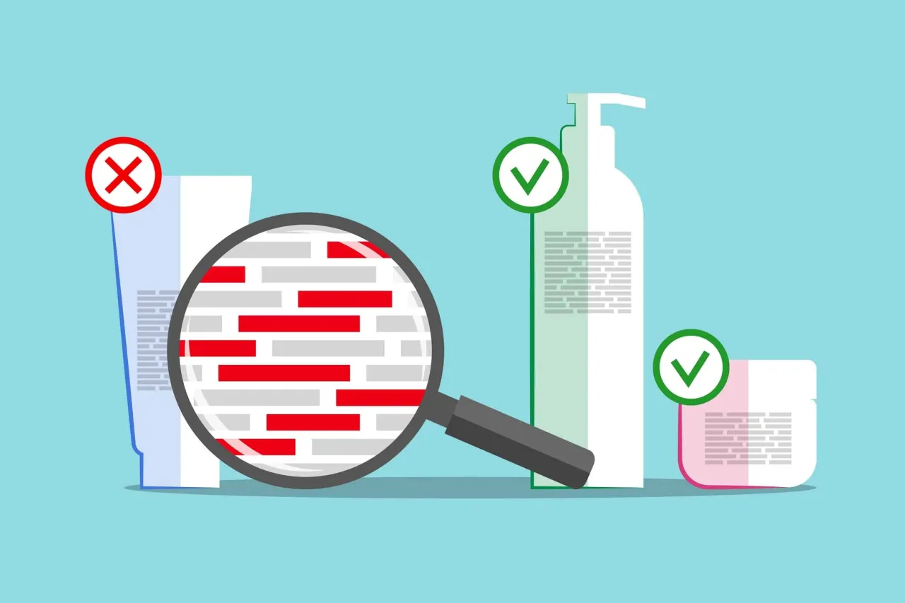 Skład INCI kosmetyk&oacute;w i lupa