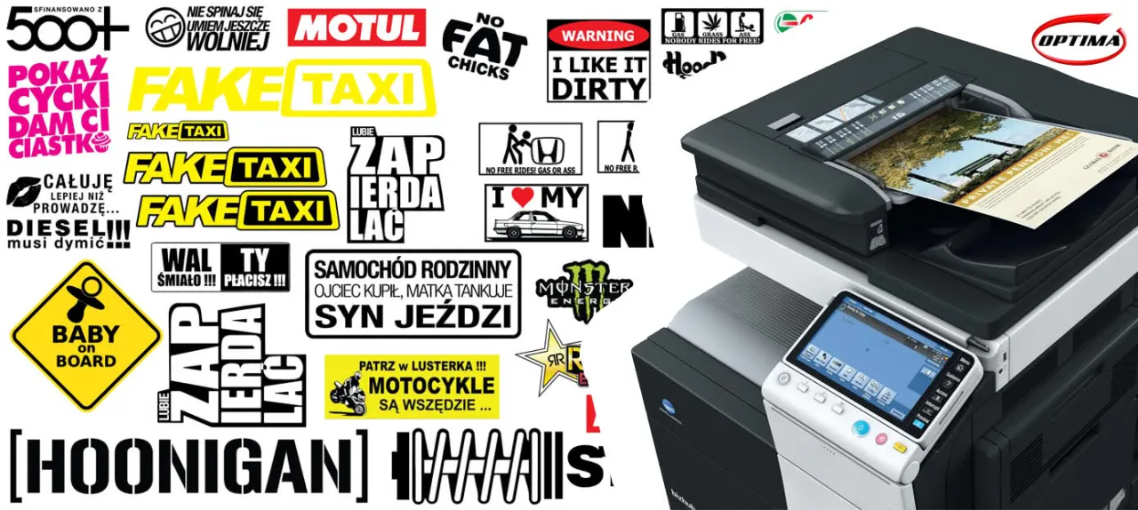 różne rodzaje drukarek do naklejek domowych