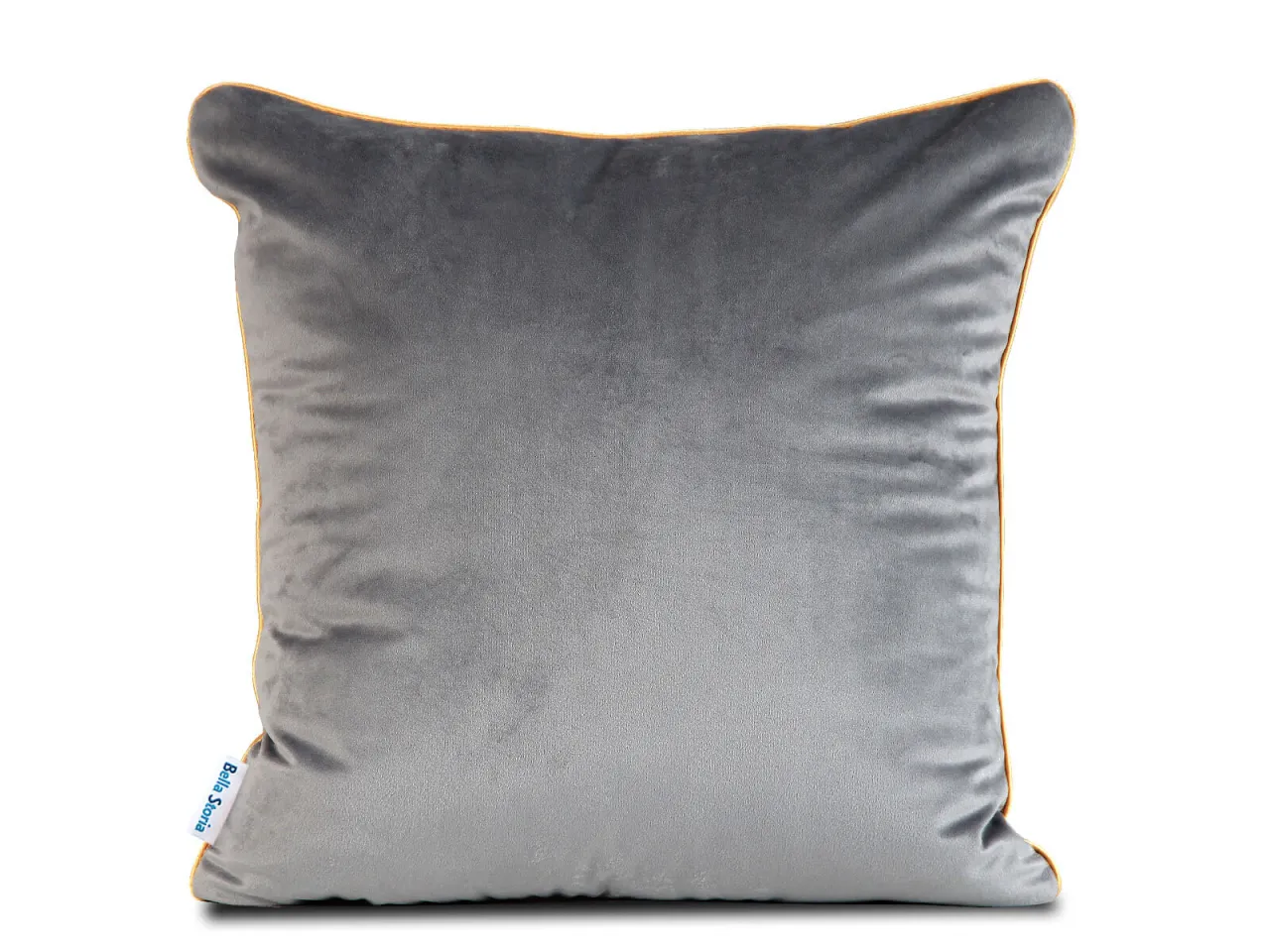 poduszka dekoracyjna z ozdobną lam&oacute;wką wypustką zbliżenie