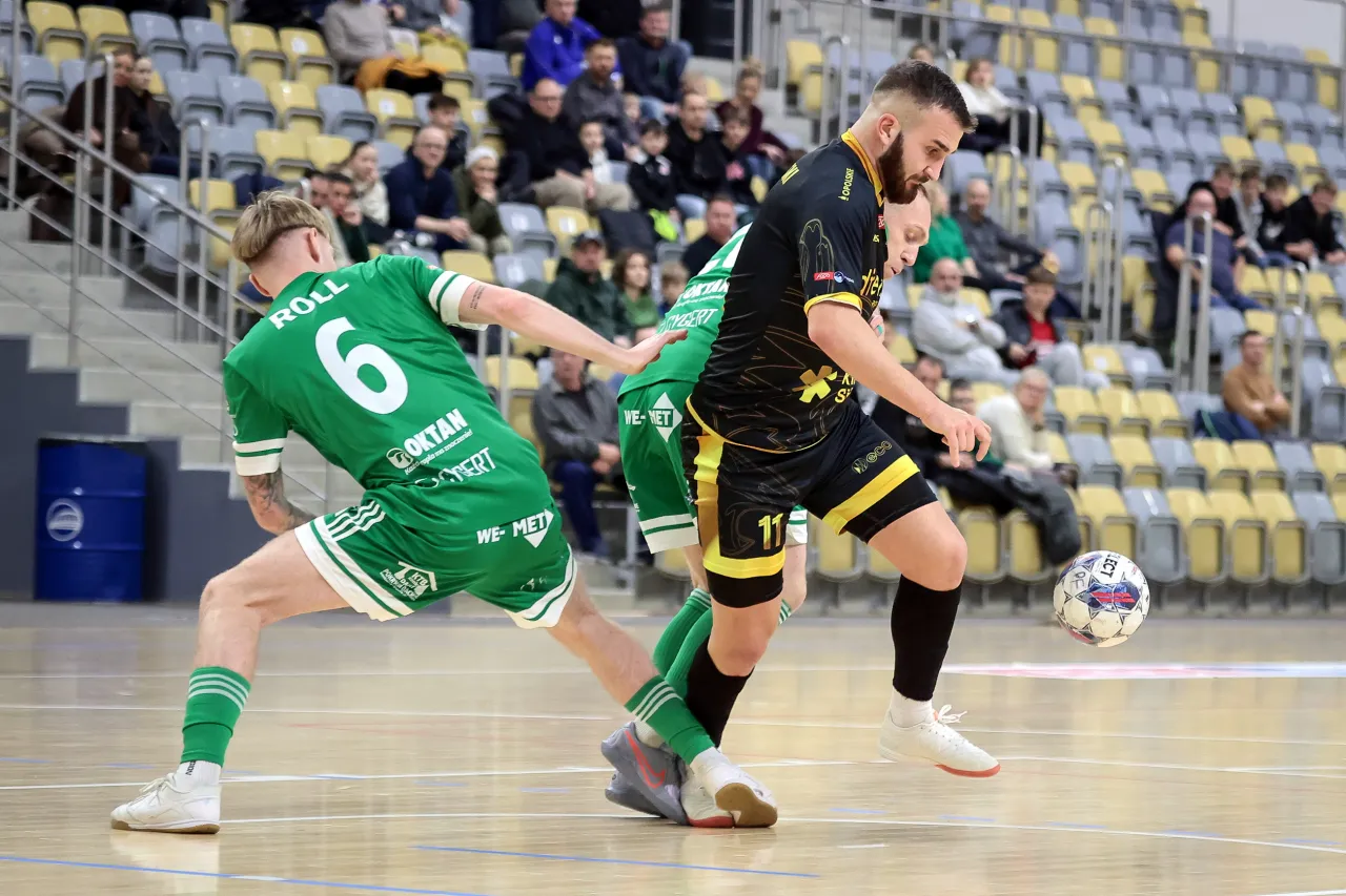 Futsal Ekstraklasa mecz akcja